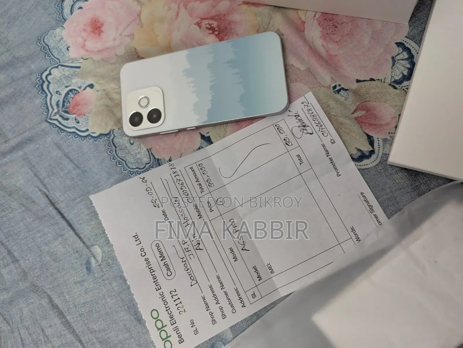 New Oppo A6s Pro 256 GB Blue