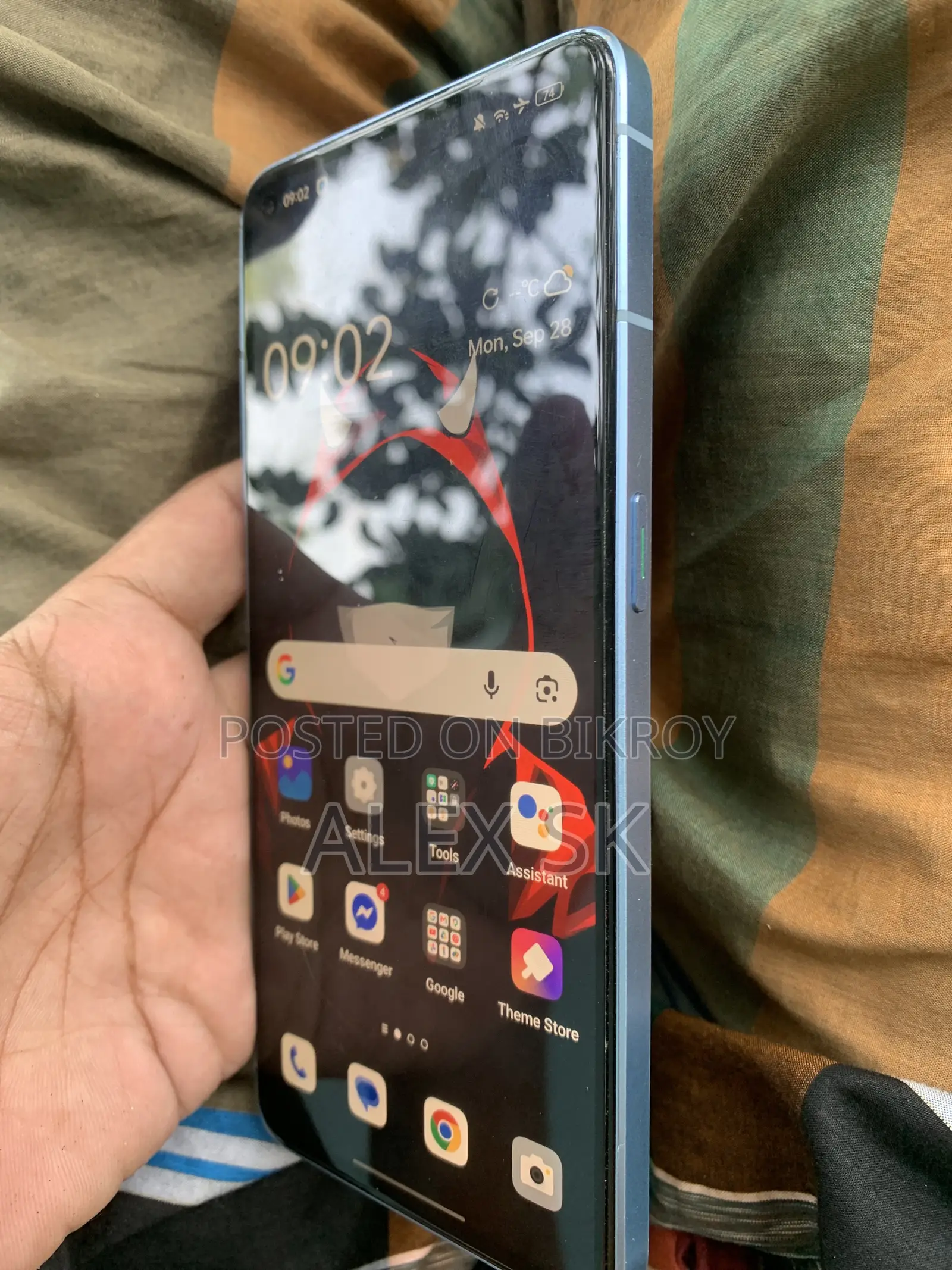 Oppo Reno7 5G 256 GB Blue