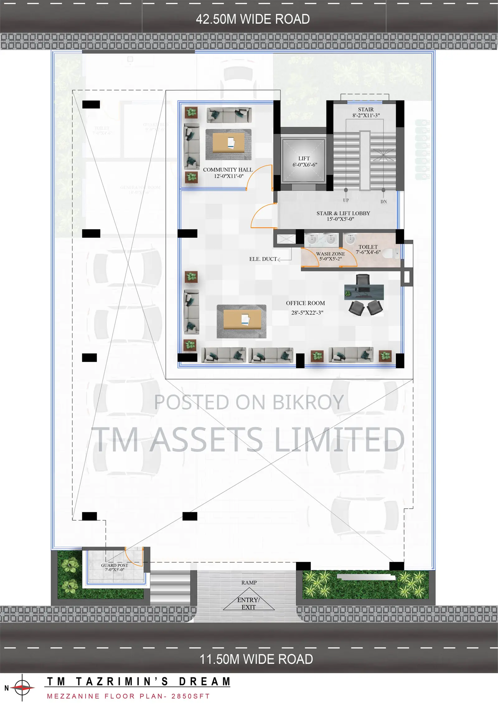 4 Bedroom Apartment in TM Tazrimin's Dream, Jolshiri Abashon for sale