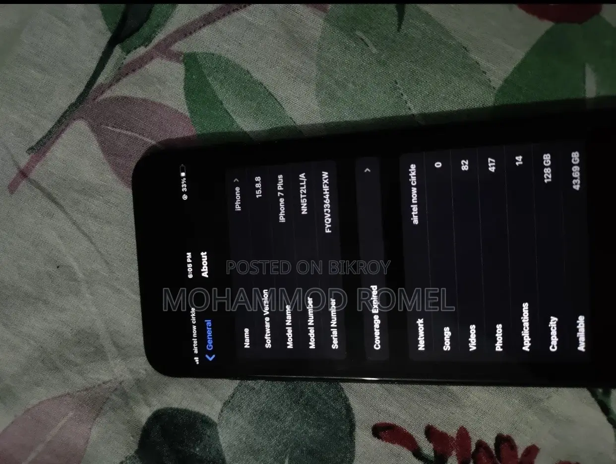 Apple iPhone 7 Plus 128 GB Black