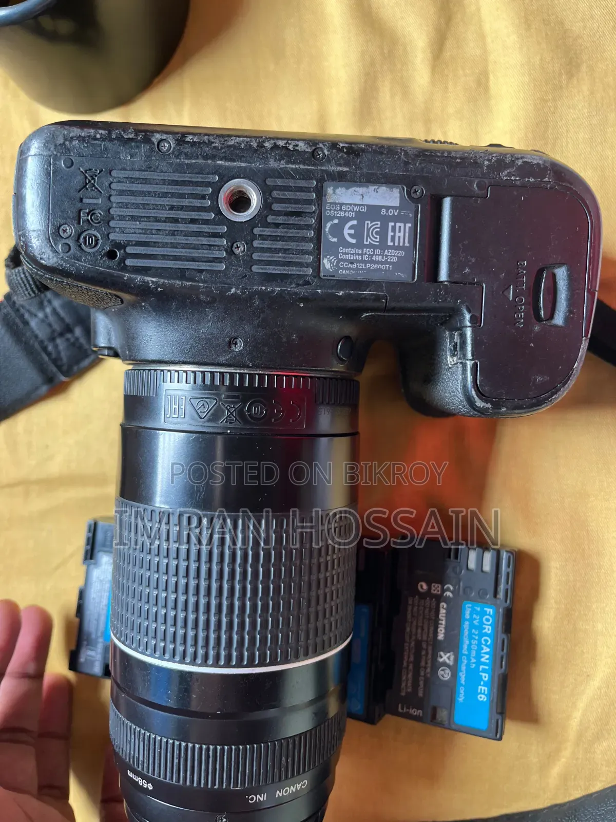 Canon Eos 6D 75-300mm Lens