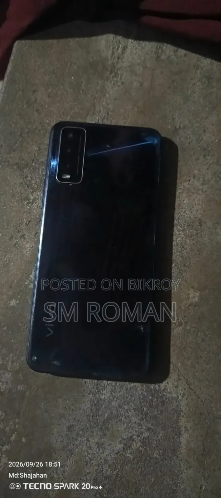 Vivo Y20 64 GB Blue