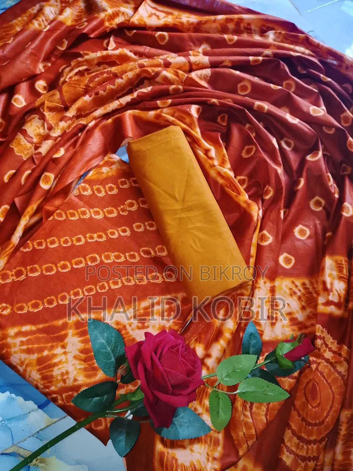 সুতির থ্রি পিস