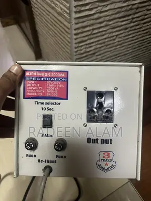Automatic Voltage Stabilizer