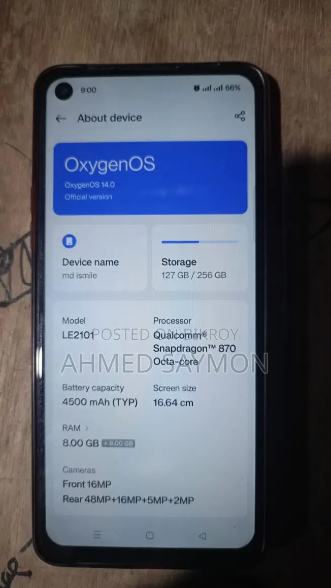 OnePlus 9R 256 GB Blue