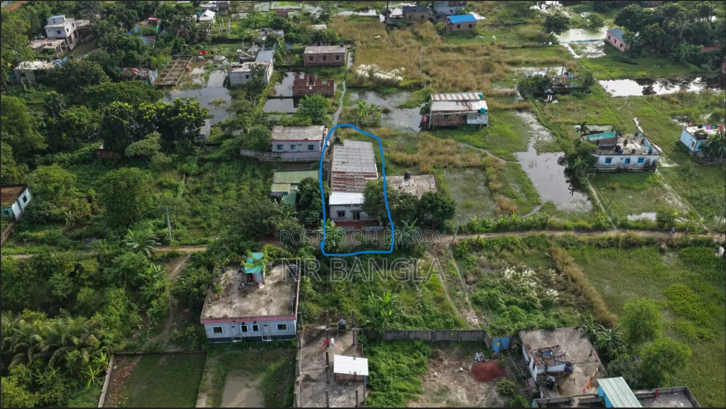 Completely ready tin-shed building to be sold on an urgent basis.