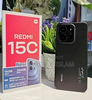 New Xiaomi Redmi 15C 256 GB Black