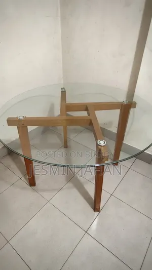 Wooden Dining Table – Used Only Few Months, Urgent Sale