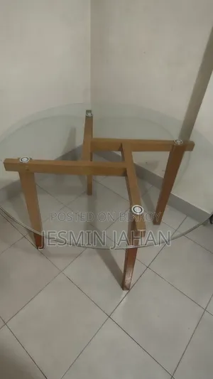 Wooden Dining Table – Used Only Few Months, Urgent Sale