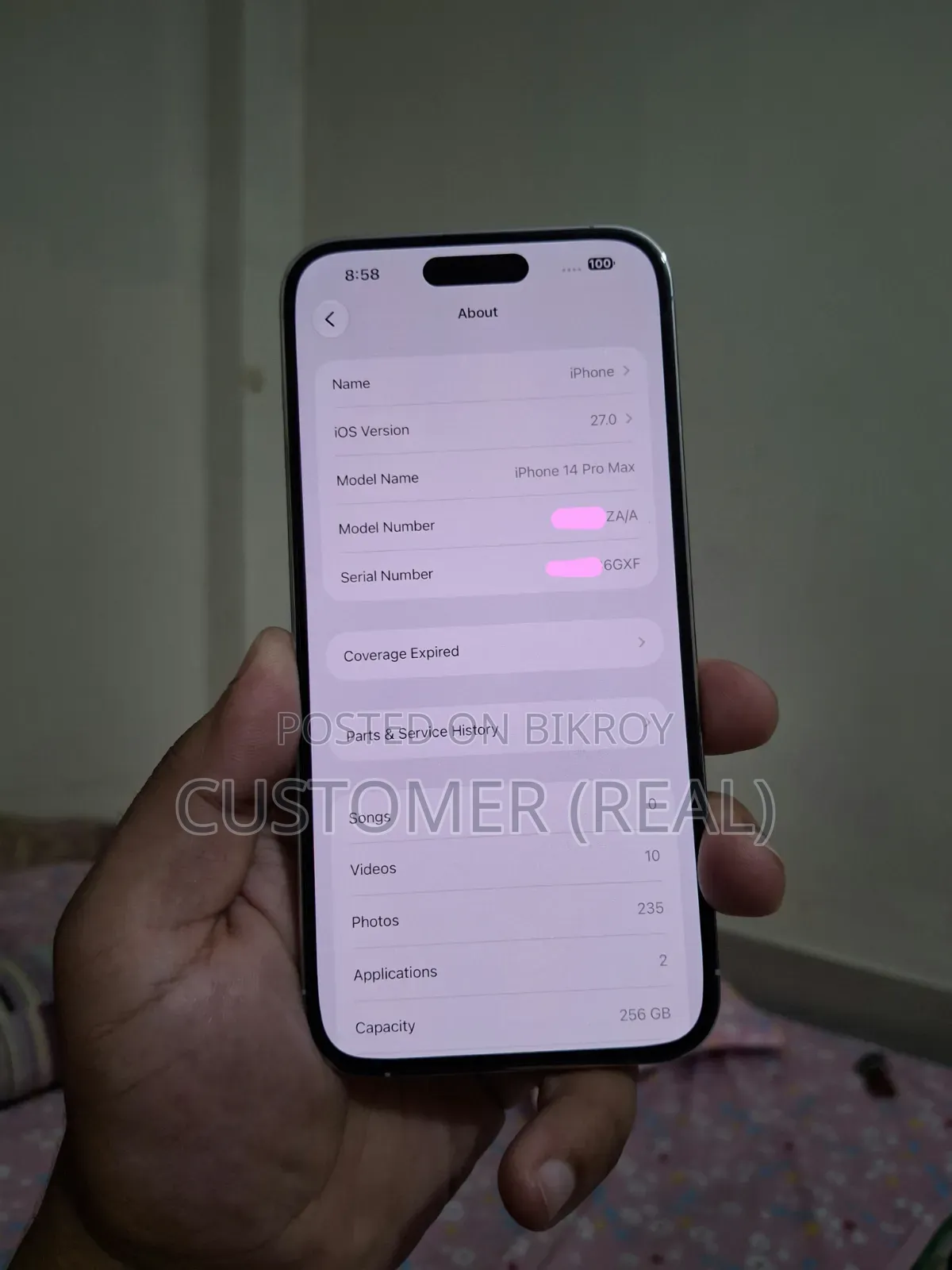 Apple iPhone 14 Pro Max 256 GB Silver