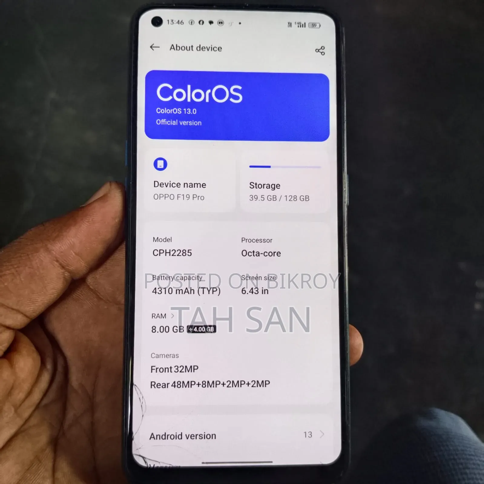 Oppo 19 F Pro