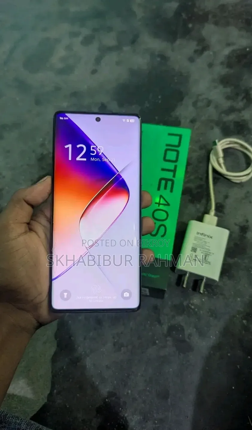 Infinix Note 40S 256 GB Black