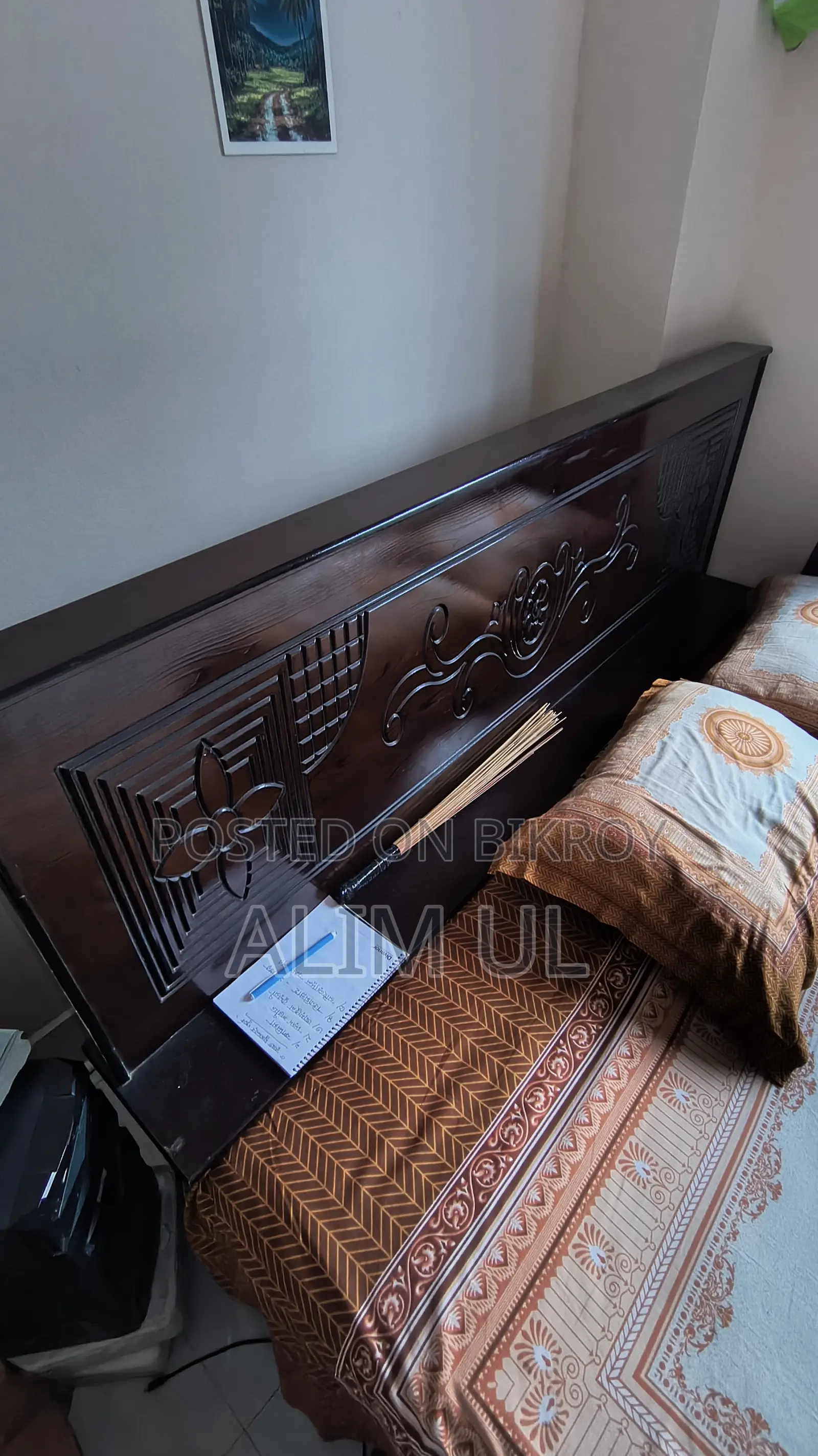 Malaysian Wood (6×7)" Bed
