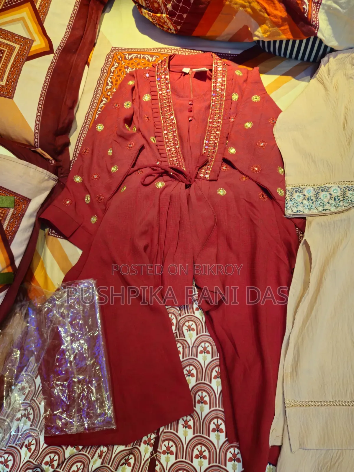 Sequenced Workoti and Flared Trouser 3-Piece