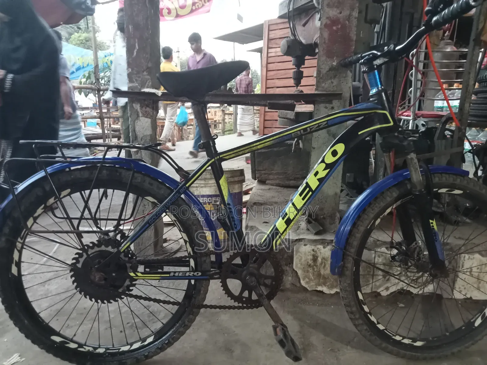 হিরো রানিং সাইকেল কোন সমস্যা নাই ২৪ সাইজ
