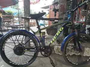 হিরো রানিং সাইকেল কোন সমস্যা নাই ২৪ সাইজ