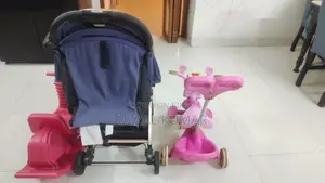 বাচ্চাদের খেলনা, সাইকেল, স্ট্রোলার এবং হাই চেয়ার বিক্রয় হবে।