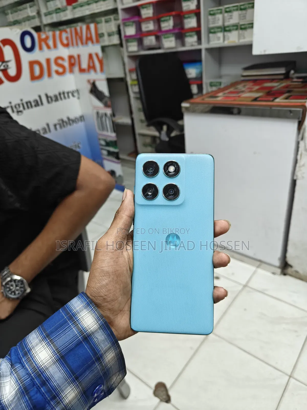 মোটোরোলা এজ ৬০ ফিউশন ২৫৬ জিবি নীল