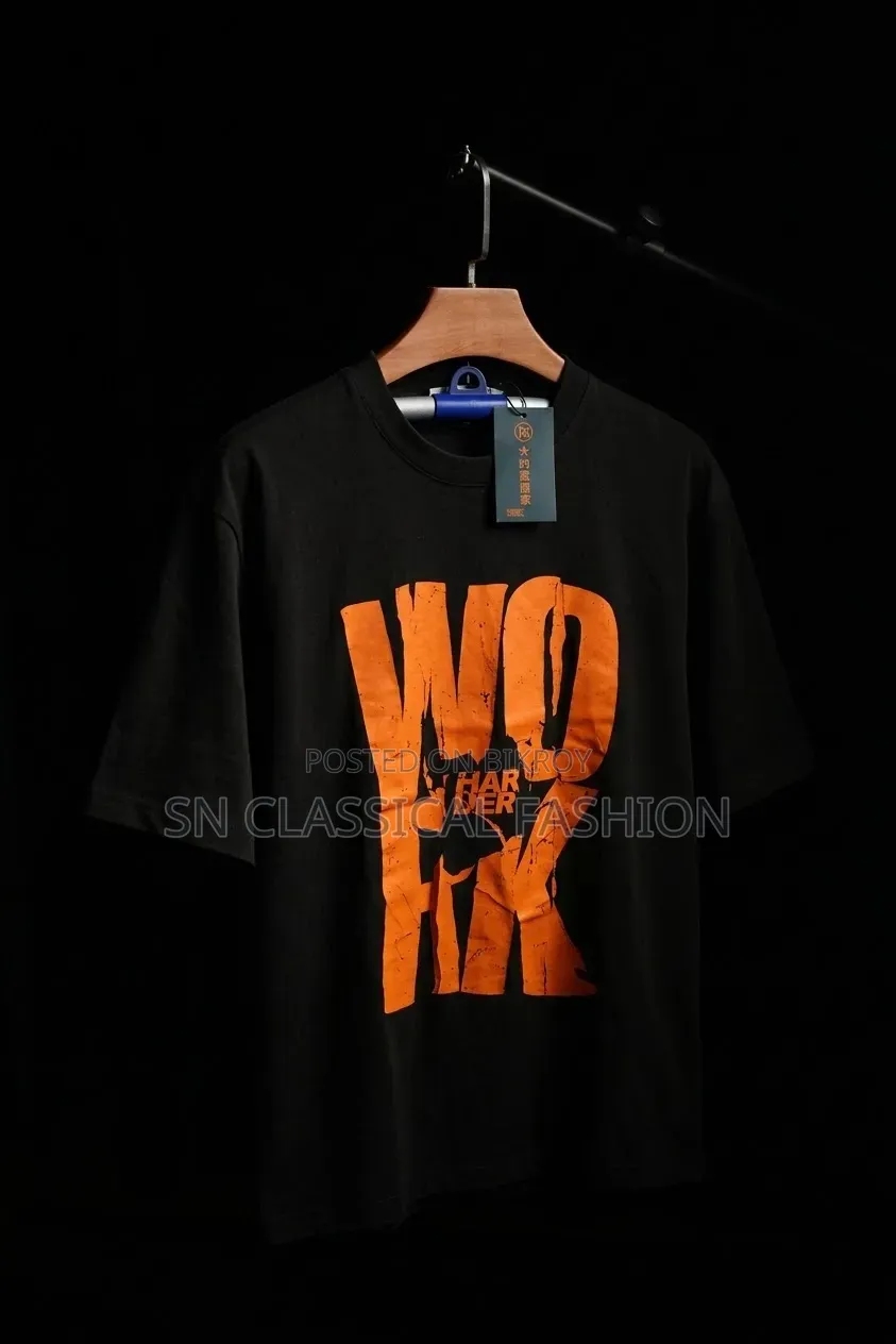 Black Drop Shoulder T-Shirt