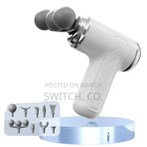Multifunctional Three-Head Fascia Massage Gun