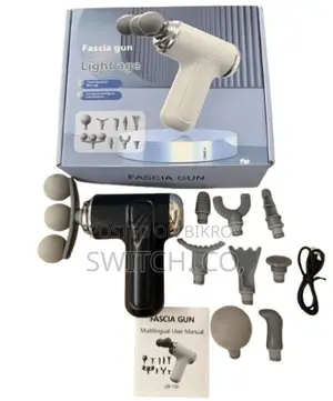 Multifunctional Three-Head Fascia Massage Gun