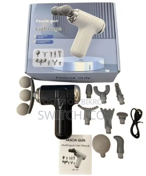 Multifunctional Three-Head Fascia Massage Gun
