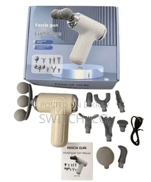 Multifunctional Three-Head Fascia Massage Gun