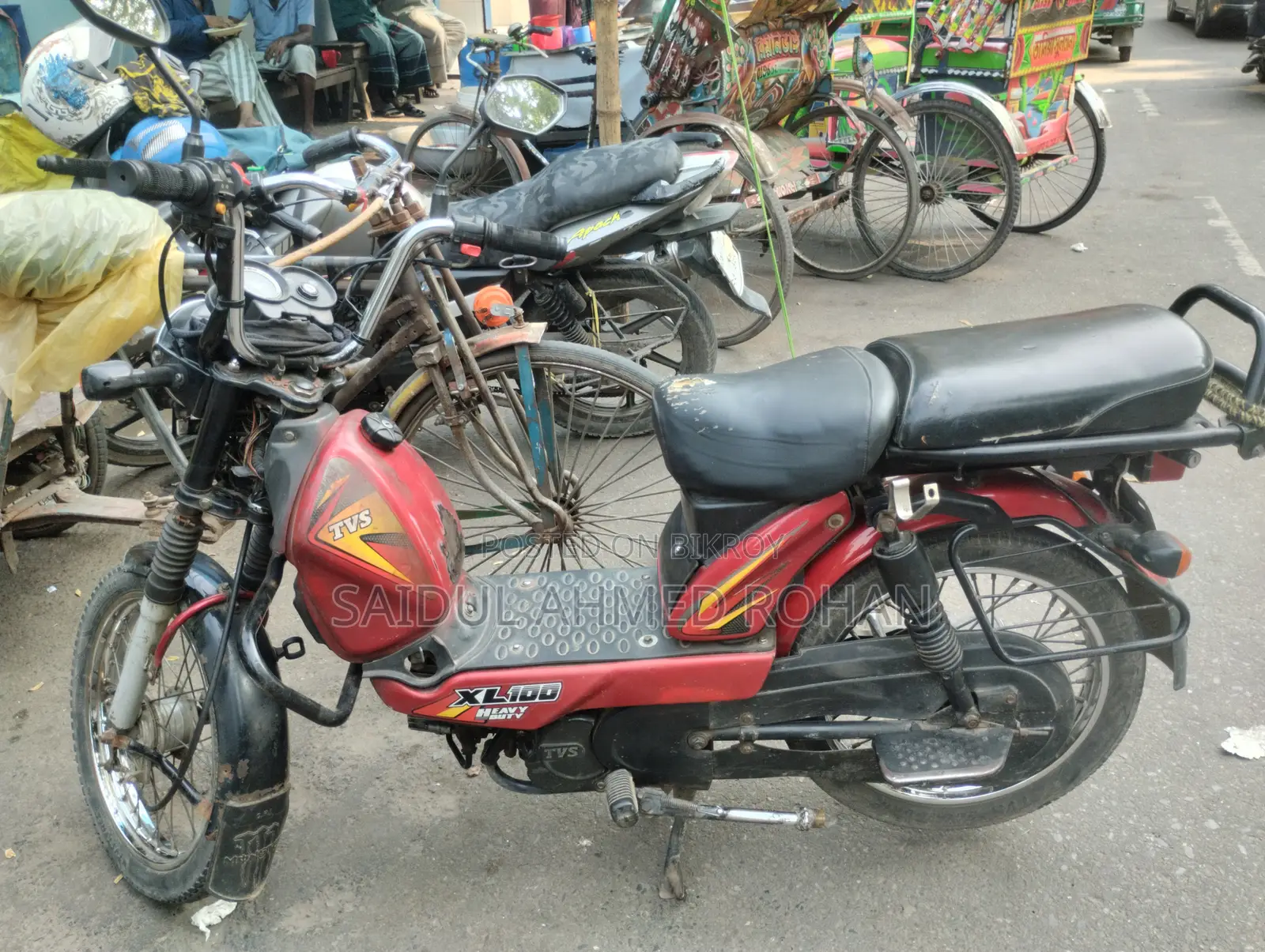 টিভিএস এক্সএল ১০০ ২০১৭ রেড