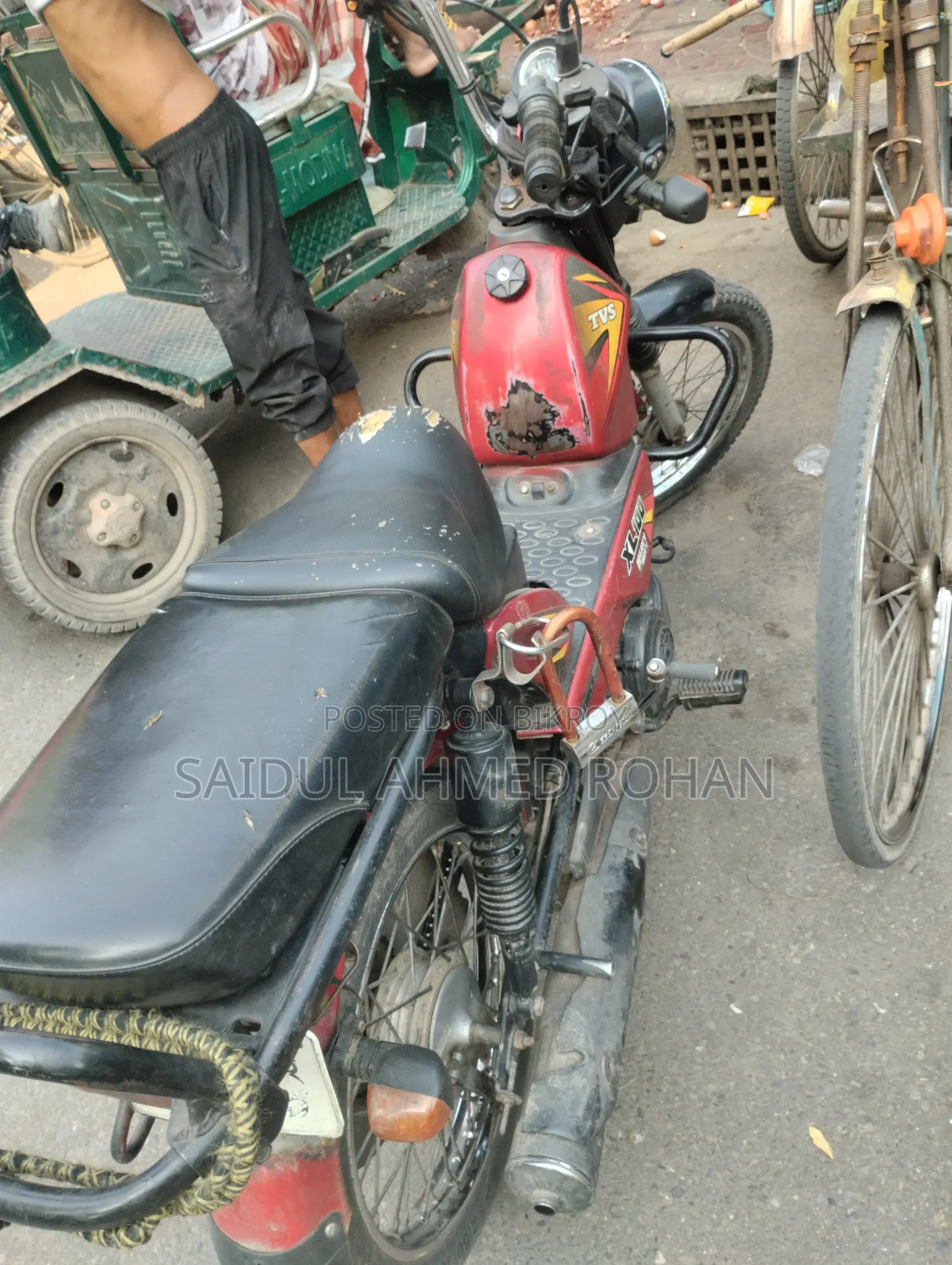 টিভিএস এক্সএল ১০০ ২০১৭ রেড