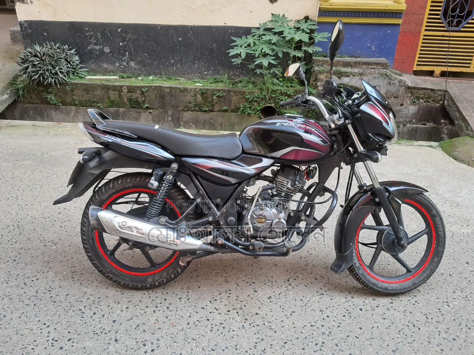 Bajaj Discover 100 2014 Red