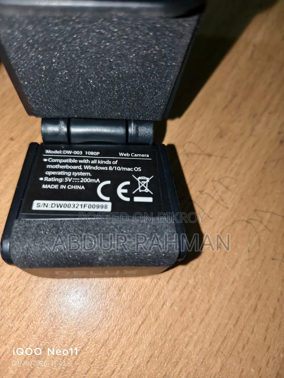 Delux DW-003 Full HD 1080p Webcam