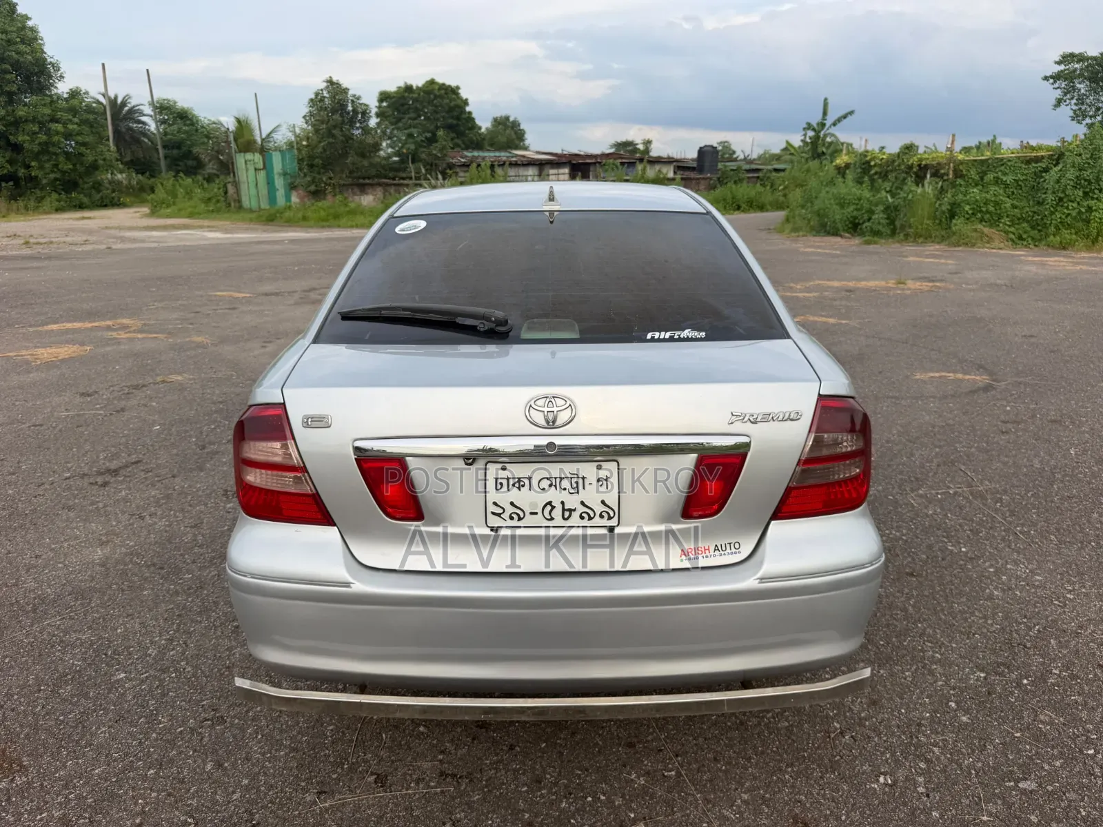 টয়োটা প্রিমিও ১.৫ এফডব্লিউডি ২০০৬ সিলভার