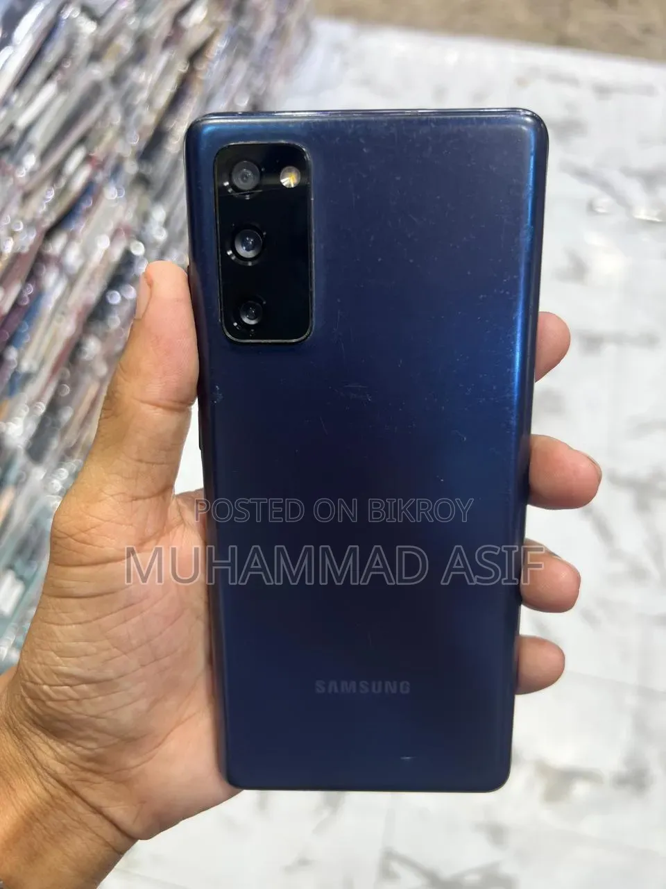 স্যামসাং গ্যালাক্সি এস২০ এফই ৫জি ১২৮ জিবি নীল