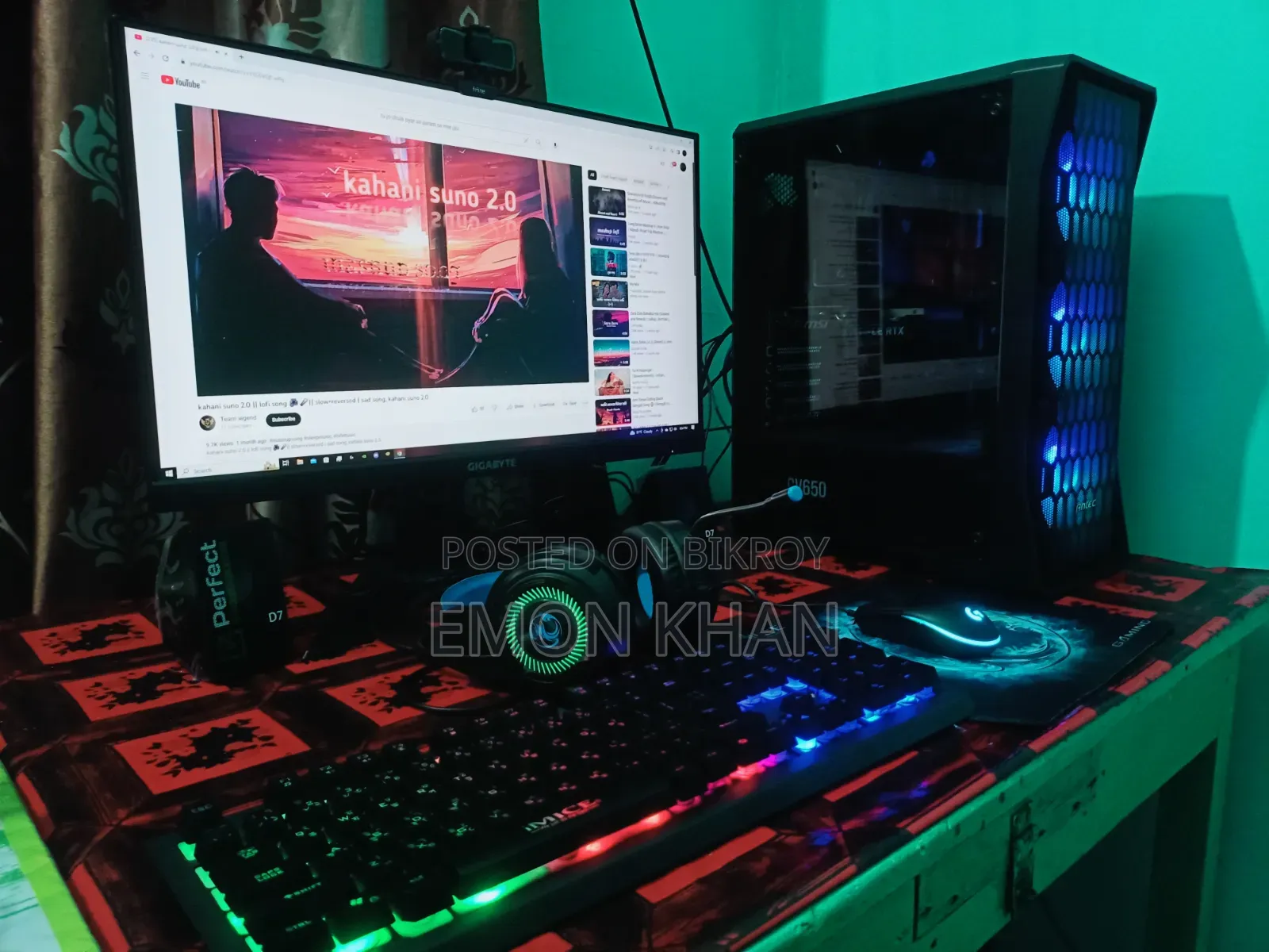 Desktop Computer MSI Gaming 24GE 2QE 4K 24GB Intel Core i5 SSD 1T