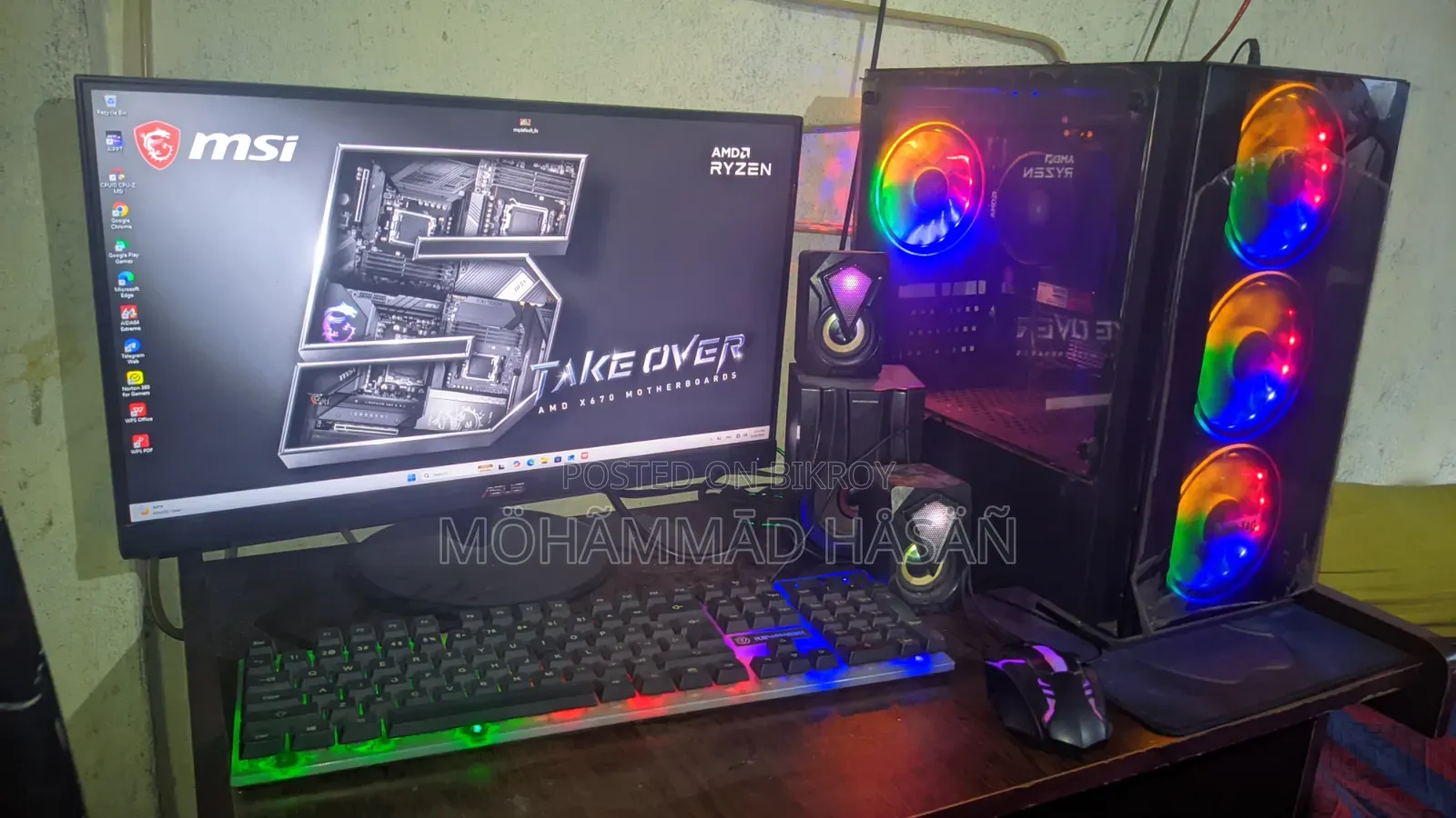 Desktop Computer Asus ROG GT51CA 8GB AMD Ryzen 5 SSD 256GB