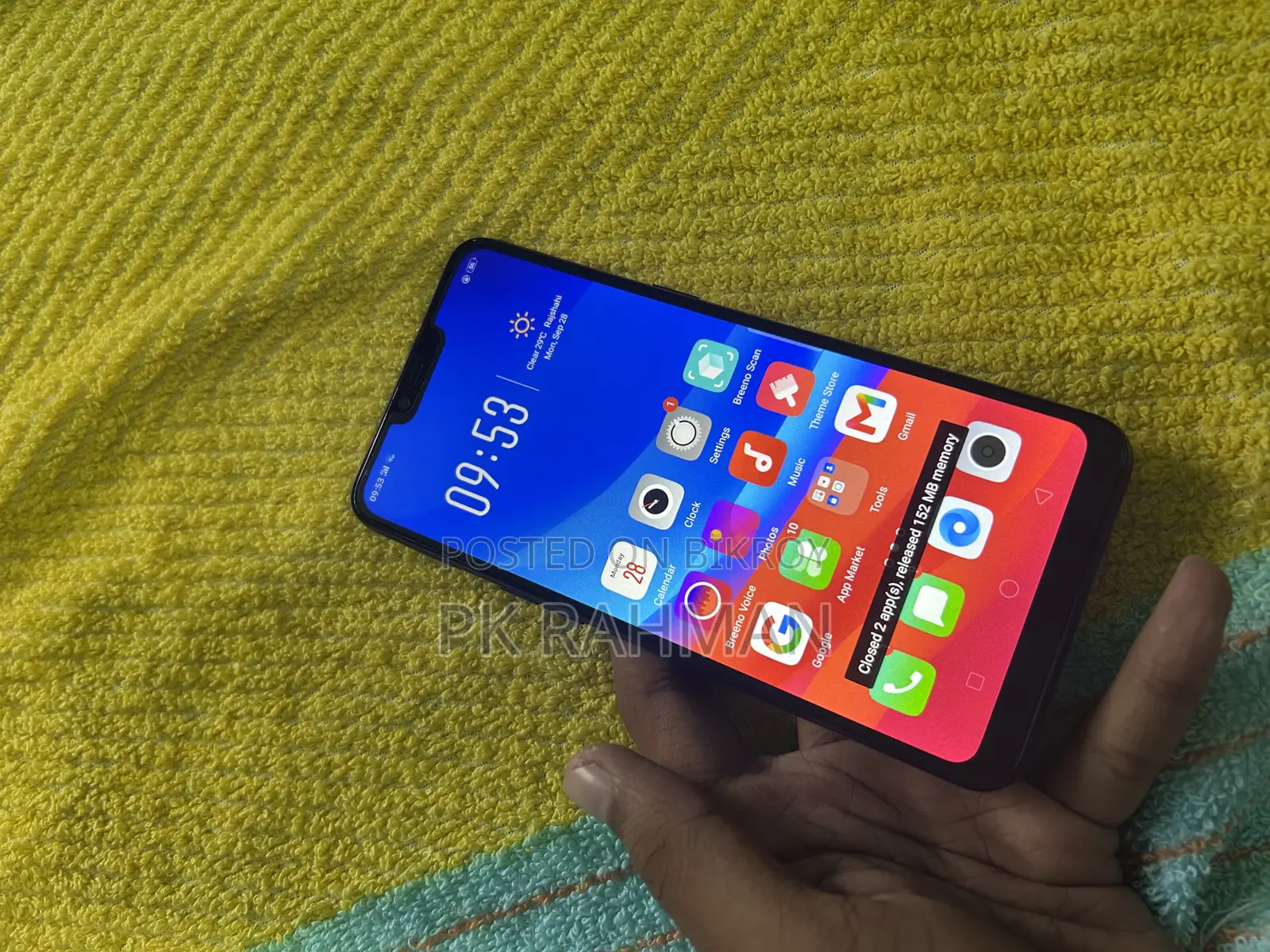 New Oppo A3s 64 GB Blue