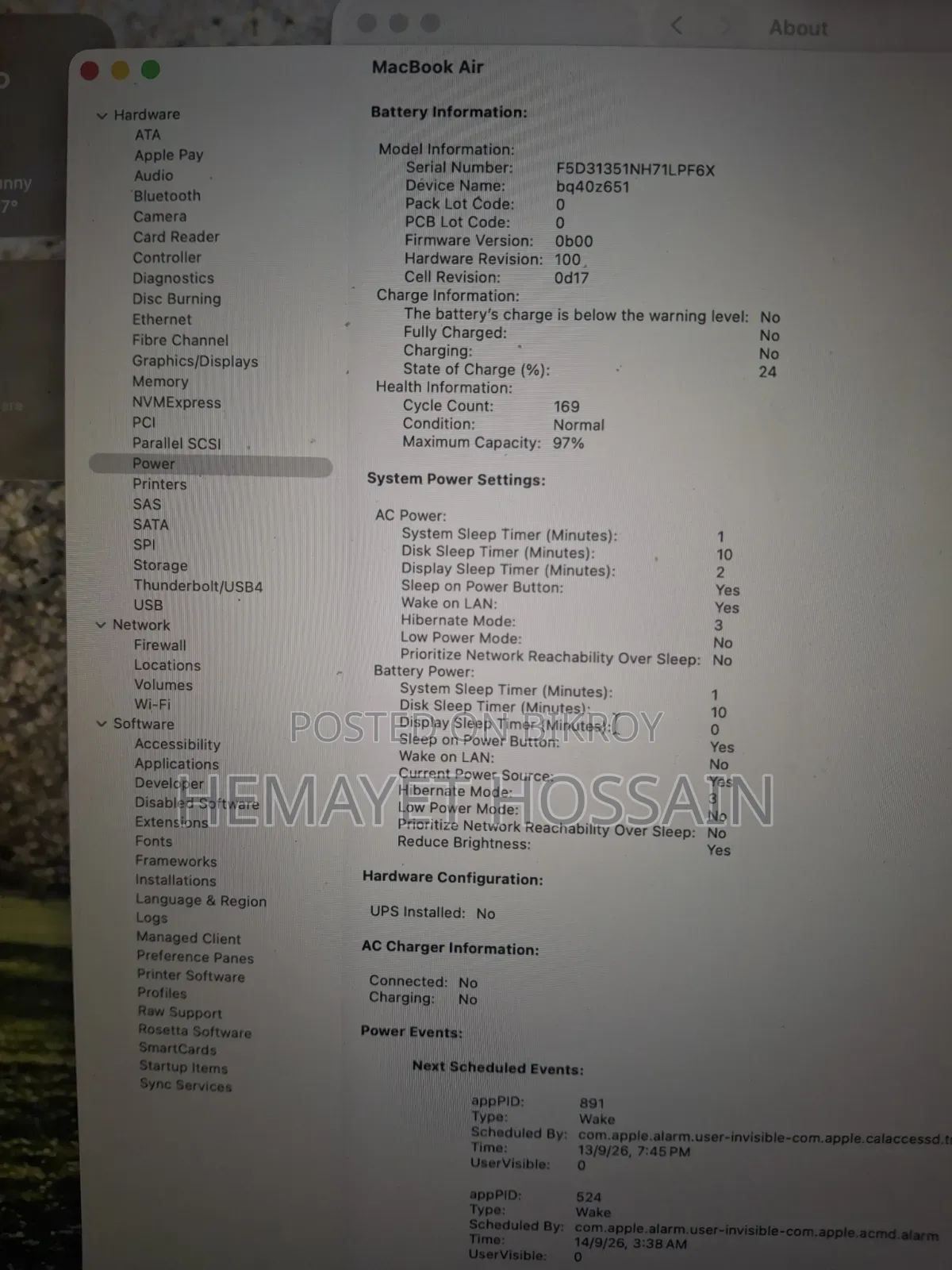 Laptop Apple MacBook 8GB Apple M2 SSD 256GB
