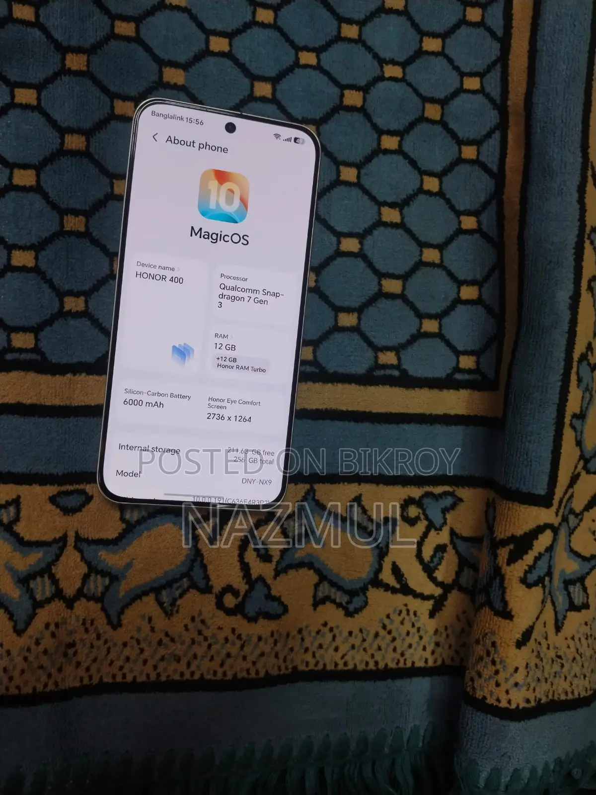 Honor 400 256 GB Rose Gold