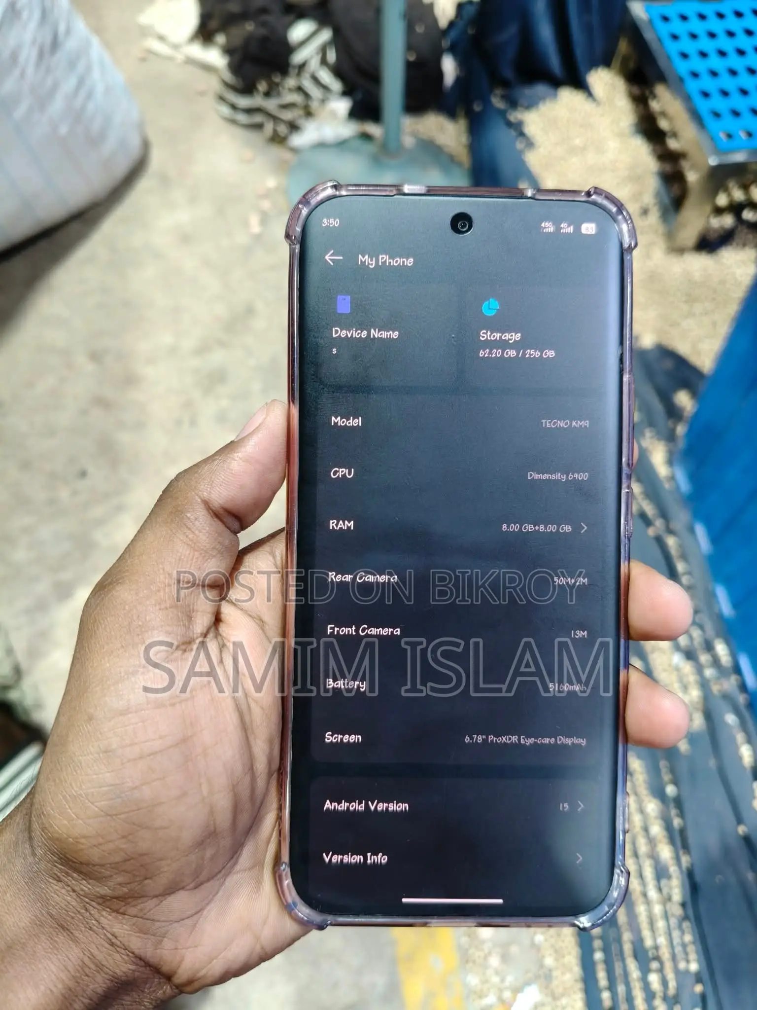 Tecno Pova Slim 5G 256 GB Black