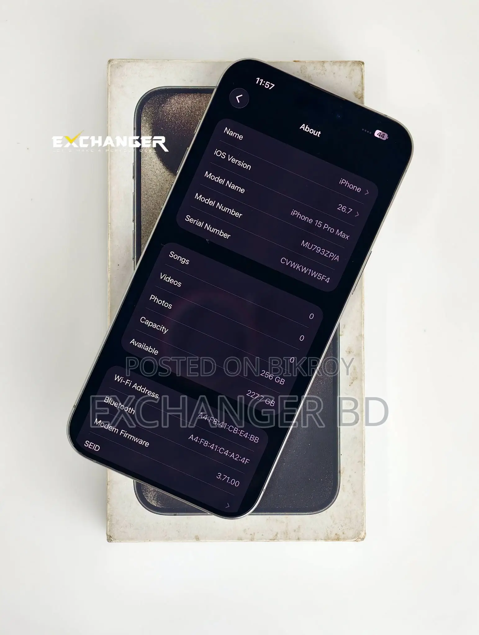 Apple iPhone 15 Pro Max 256 GB Gray