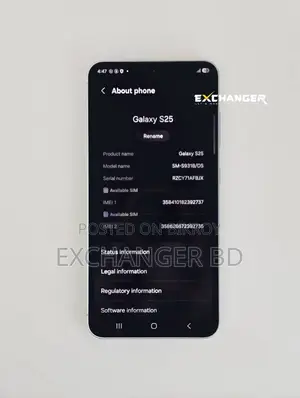 Samsung Galaxy S25 256 GB Blue