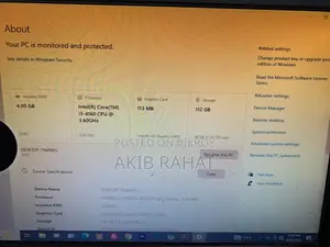 Desktop Computer 4GB Intel Core i3 SSD 128GB