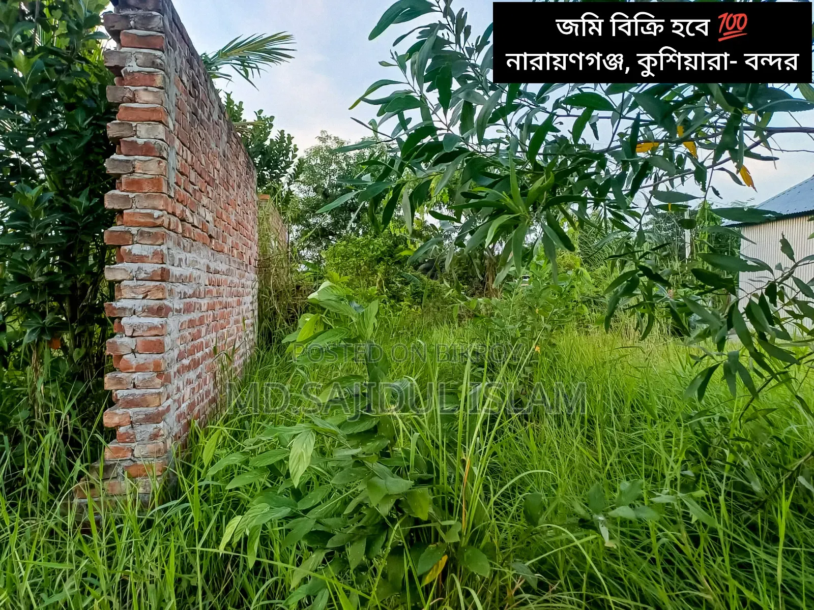 কম দামে জমি বিক্রয় (নারায়ণগঞ্জ)