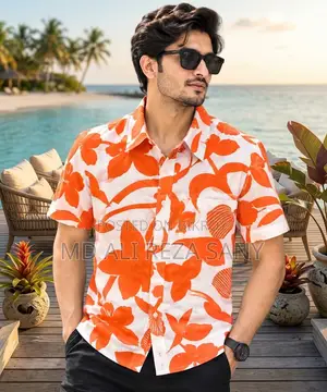 Stylish Print Design Half-Sleeve Shirt