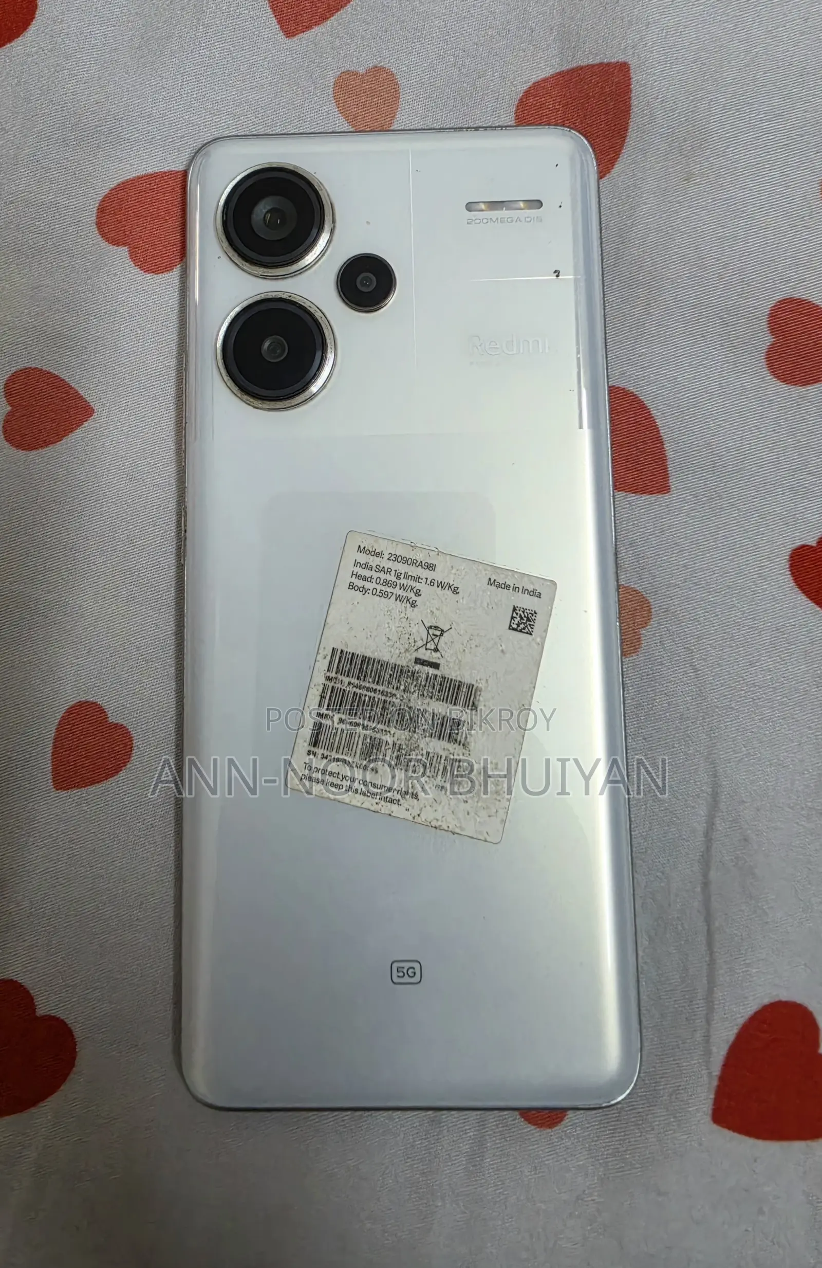 Xiaomi Redmi Note 13 Pro+ 256 GB White