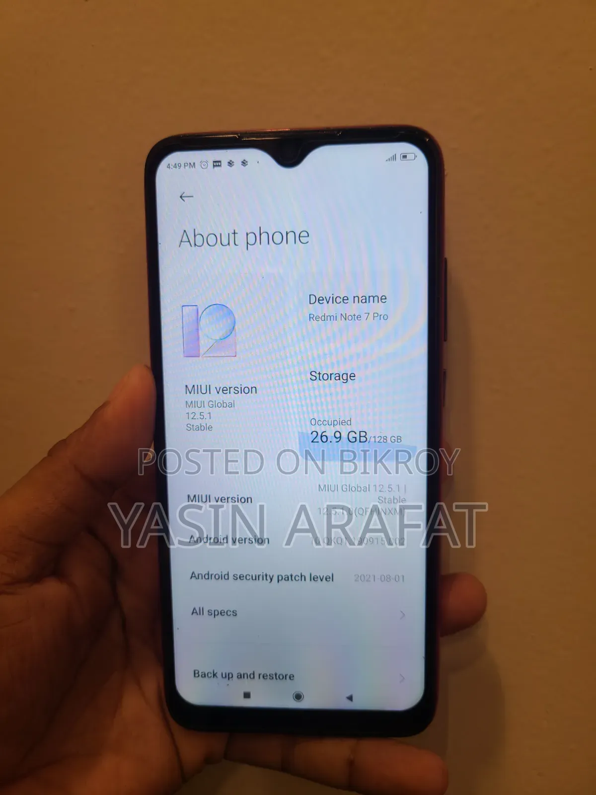 Xiaomi Redmi Note 7 Pro 128 GB Pink