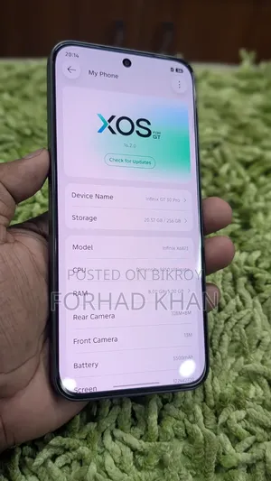 Infinix GT 30 Pro 256 GB Black