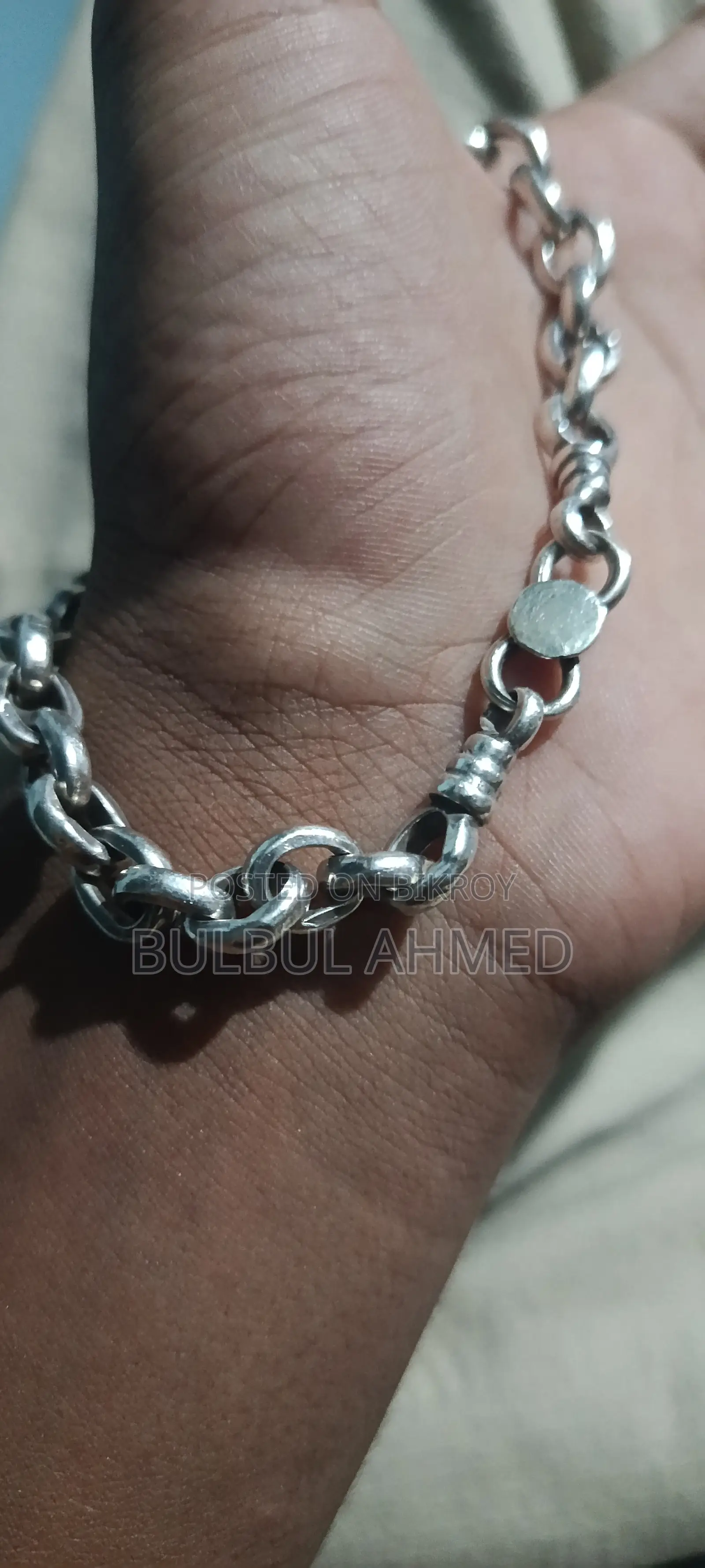 সিলভার ব্রেসলেট ফর মেন