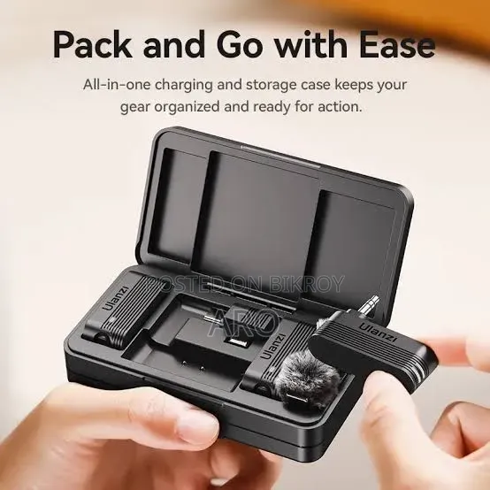 Ulanzi A100 Wireless Microphone Lavalier MIC for iPhone