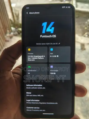 iQOO 128 GB Blue